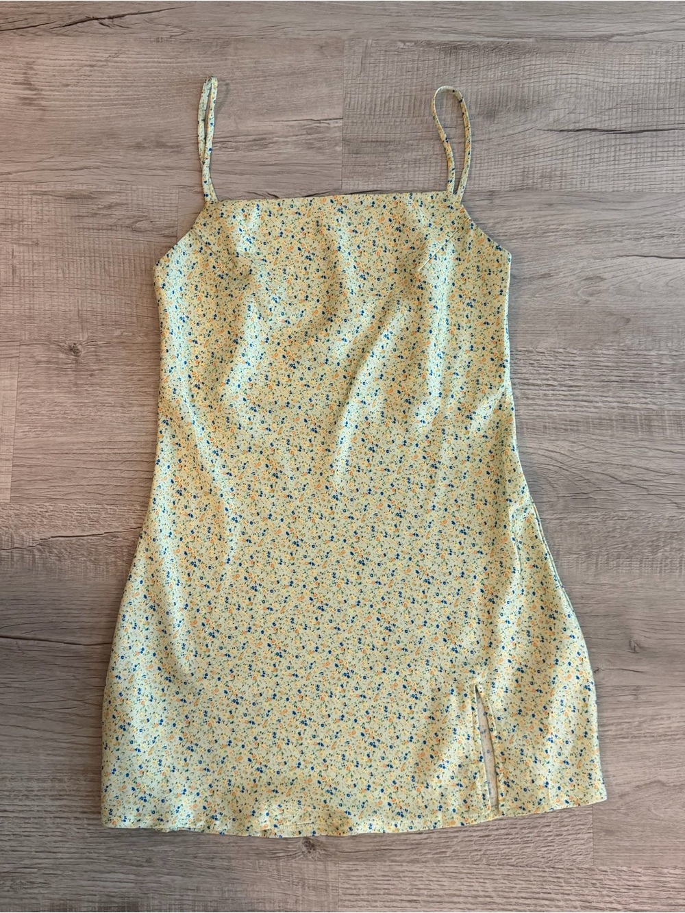 Princess Polly Green Floral Mini Slip Dress